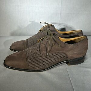 Moreschi men’s lace up shoes brown size 10.5